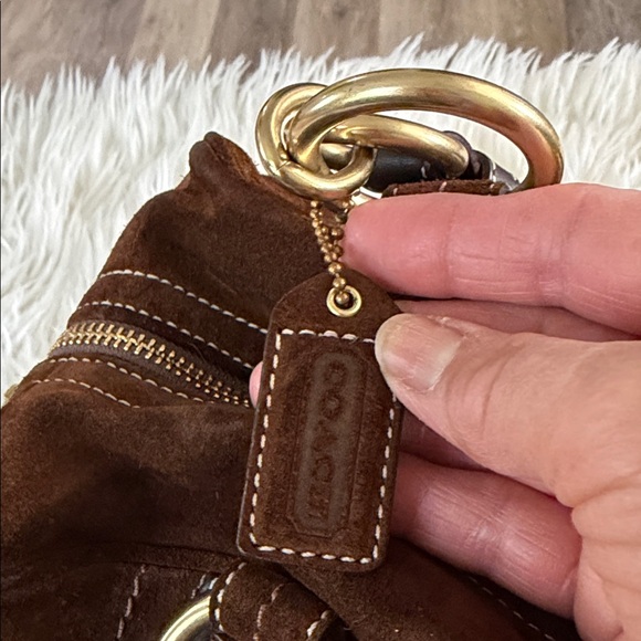 Coach Vintage Soho Brown Suede Handbag - Picture 5 of 13